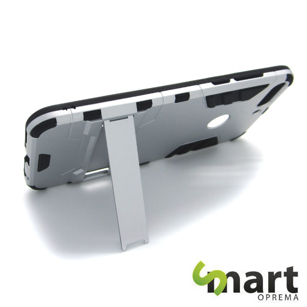 Armor maskica sa stalkom za Huawei Y7 2018 Srebrna