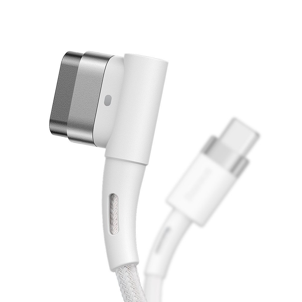 Baseus® CATXC-W02 Magnetni MacBook Type C 60W kabel 2M bijeli (L-oblik)