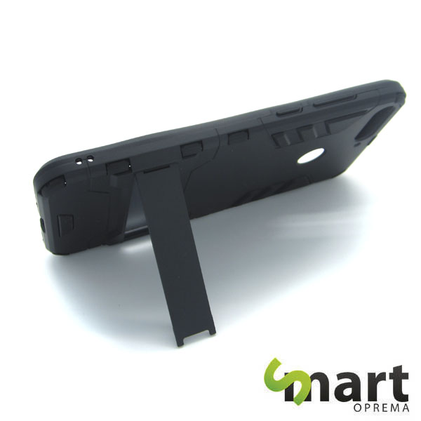 Armor maskica sa stalkom za Huawei Y6 2018 Jet Crna