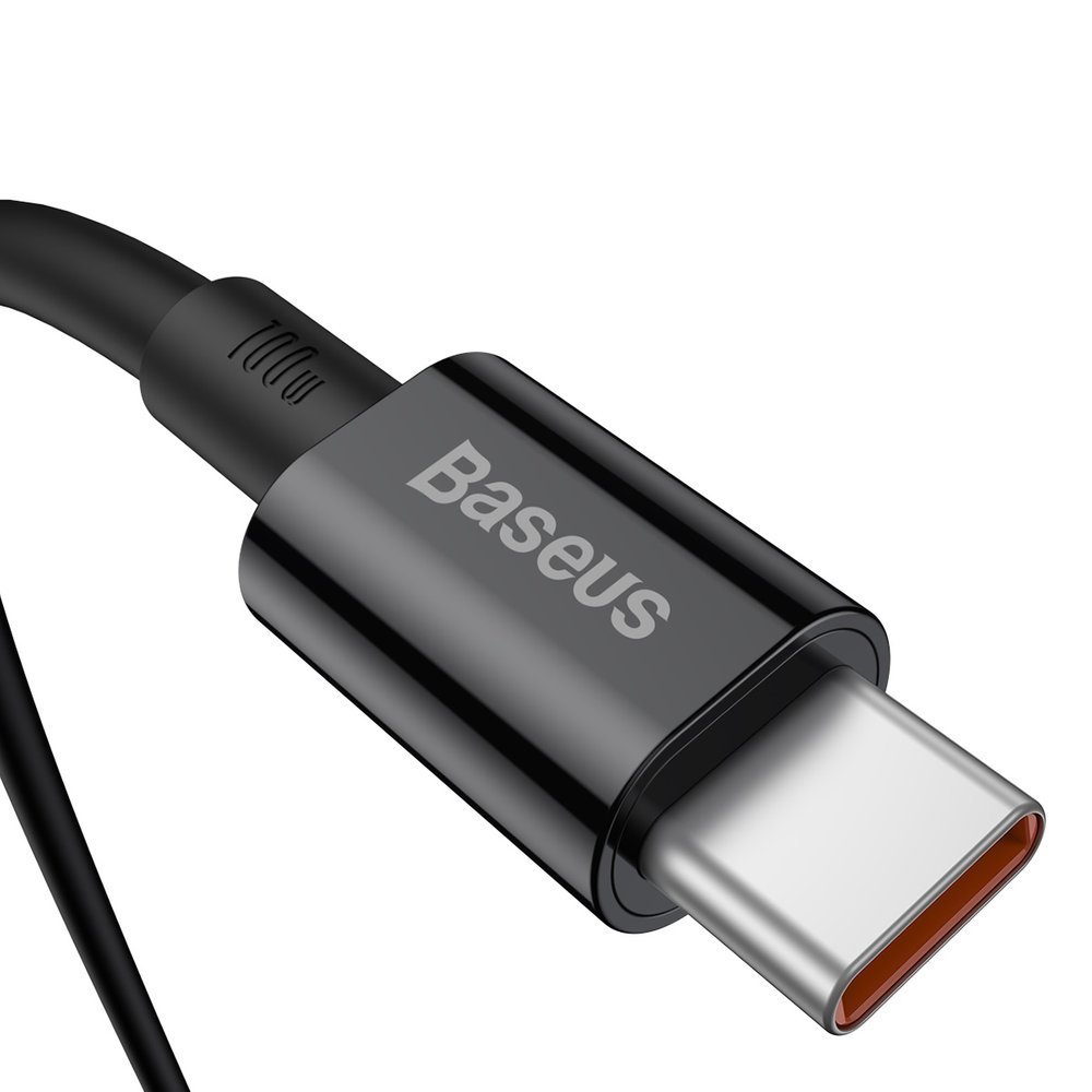 Baseus® CATLYS-A01 Silikonski Lightning to Type C Kabel 1M 20W Crni