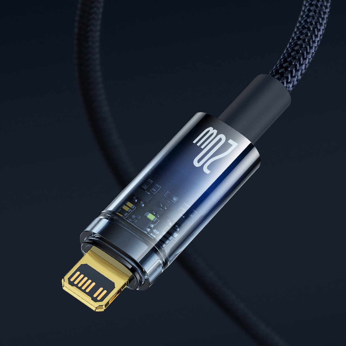 Baseus® CATLGD-01 Type C to Lightning kabel 1M 20W Crni