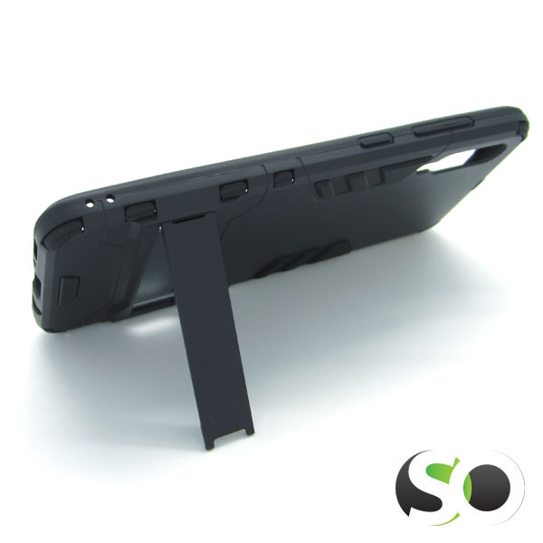 Armor maskica sa stalkom za Huawei P Smart Pro Jet Crna