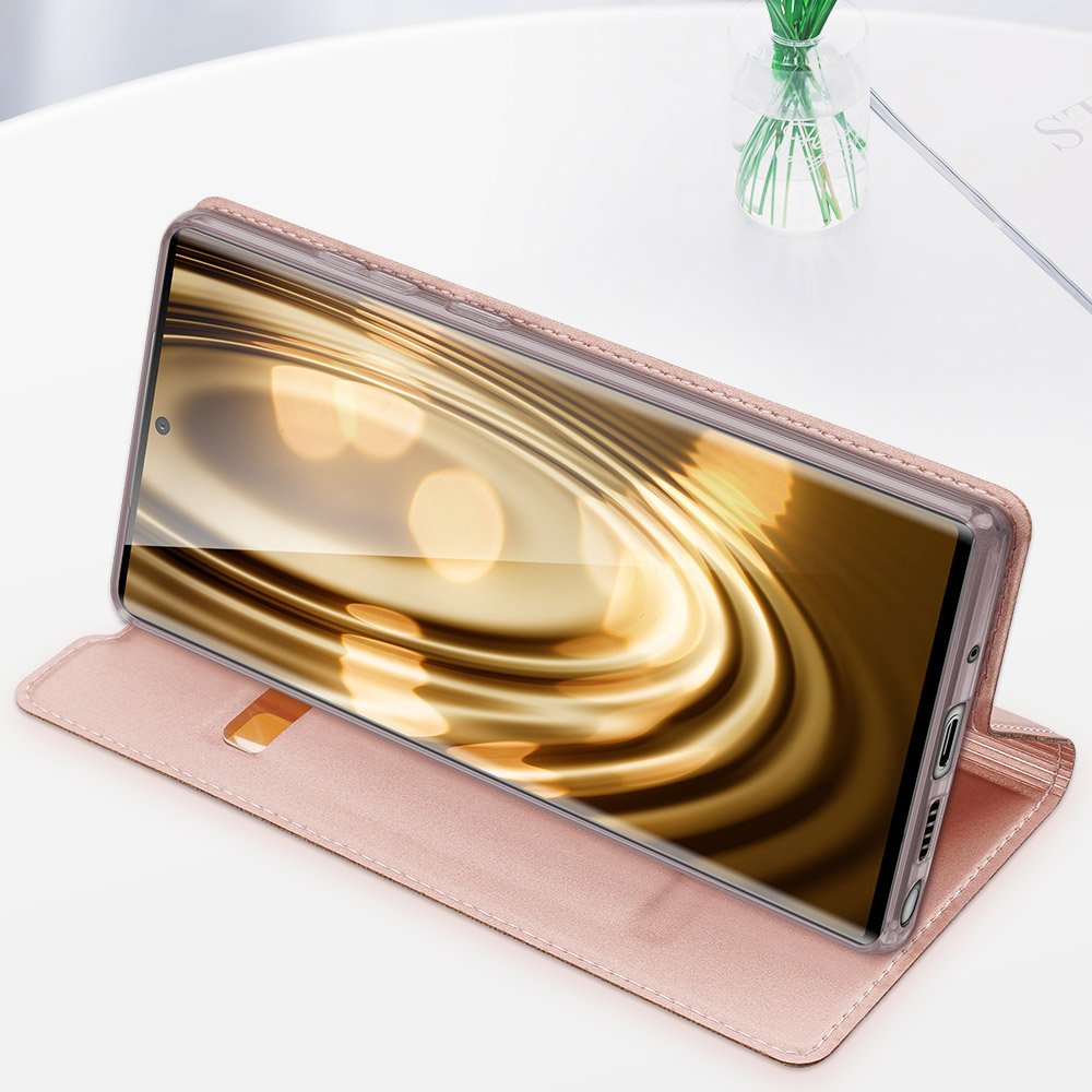 Premium DuxDucis® Skinpro Preklopna futrola za Samsung Note 20 Zlatna